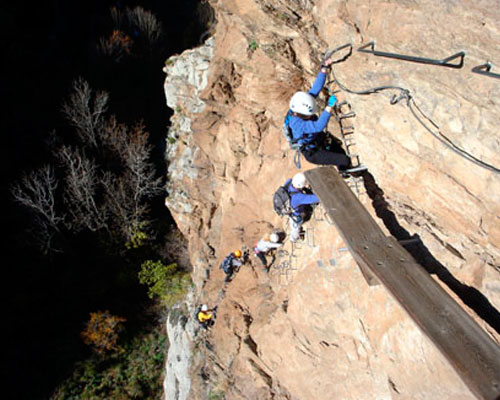 actividades en pirineos escalada con el colladito